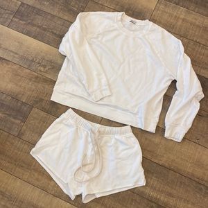 Vitamin A organic cotton set - crewneck and short